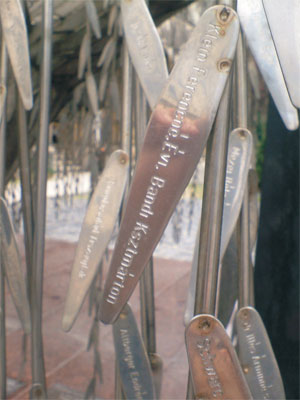 Budimpešta, spomenik sećanja na žrtve holokausta Drvo života